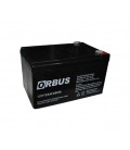 Аккумуляторная батарея ORBUS ORB12120 AGM 12V 12Ah (150 x 97 x 95) 3.30 kg Q4/450
