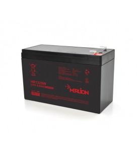 Аккумуляторная батарея MERLION HR1228W, 12V 8,5Ah ( 151 х 65 х 94 (100) ), 2.2 kg Black Q10/420