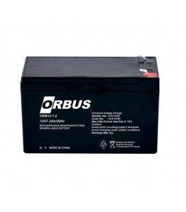 Аккумуляторная батарея ORBUS ORB1272 AGM 12V 7,2 Ah (150 x 65 x 90) 2.0 kg Q10/450