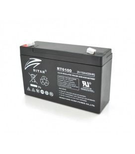 Аккумуляторная батарея AGM RITAR RT6100, Black Case, 6V 10Ah ( 150 х 50 х 93 (99) ), 1.58 kg Q10