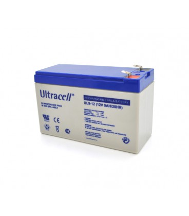 Аккумуляторная батарея Ultracell UL9-12 AGM 12V 9 Ah (151 x 65 x 99) , 2.45 kgWhite Q8/420