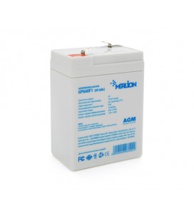 Аккумуляторная батарея MERLION AGM GP660F1 6 V 6Ah (70 x 47 x 100 (105)), 1.00 kg, Grey, Q20