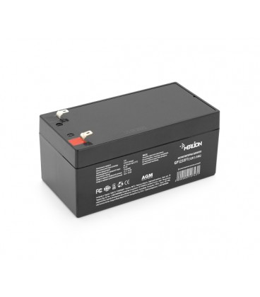 Аккумуляторная батарея MERLION AGM GP1233F1 12 V 3,3Ah ( 134 x 66 x 60 (65) ), 1.215 kg Q10