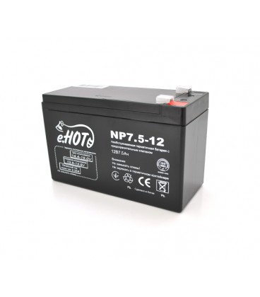 Аккумуляторная батарея 12V 7.5Ah ENOT (150 x 65 x 95 (100))