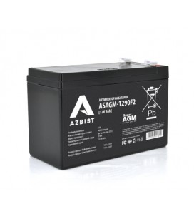 Аккумулятор AZBIST Super AGM ASAGM-1290F2, Black Case, 12V 9.0Ah (151 х 65 х 94 (100) ), 2,3kg Q10/420