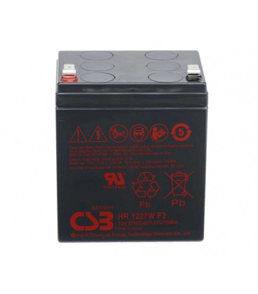 Аккумуляторная батарея CSB HR1227WF2, 12V 6,5Ah (90х70х106мм),1.97 kg Q10
