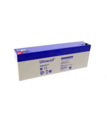 Аккумуляторная батарея Ultracell UL2.6-12 AGM 12V 2,6Ah (178 x 35 x 60), 0.8 kg White Q10