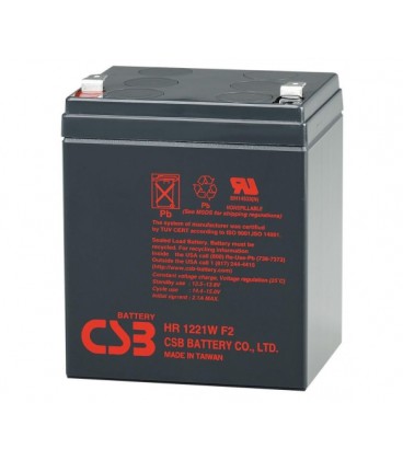 Аккумуляторная батарея CSB HR1221WF2, 12V 5Ah (90 х70х100 (105)), 1.85 kg Q10/630