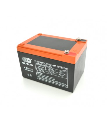 Тяговая аккумуляторная батарея AGM OUTDO 6-DZF-15, 12V 15Ah, ( 150 х 101 х 99 ), Q4
