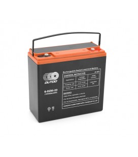 Мотоаккумулятор Мото OUTDO 6-DZM-20 GEL (12V 20A)( 180 х 78 х 170 )