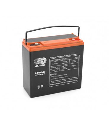 Мотоаккумулятор Мото OUTDO 6-DZM-20 GEL (12V 20A)( 180 х 78 х 170 )