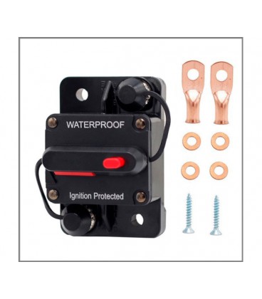 Автоматический выключатель предохранитель однополюсный постоянного тока 12-48V,GG-CB5 Waterproof 70A