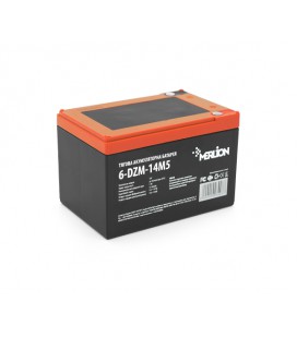 Тяговая аккумуляторная батарея AGM MERLION 6-DZM-14, 12V 14Ah M5 (151х98х104 мм), 4.5 kg Q3