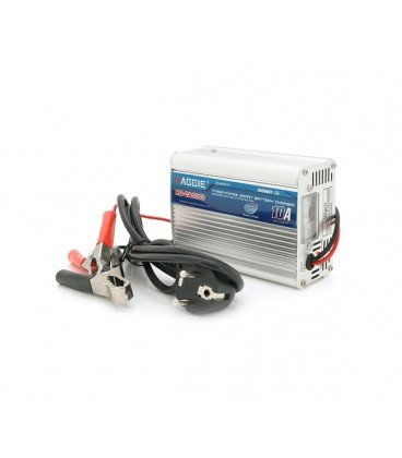 Зарядное устройство RAGGIE RG-CA1210A для аккумулятора 12V-10A, крокодилы, Q15