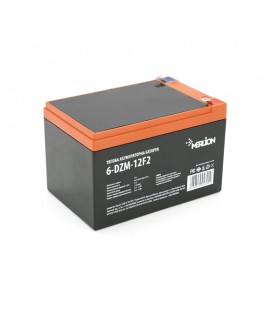 Тяговая аккумуляторная батарея AGM MERLION 6-DZM-12, 12V 12Ah F2 (151х98х101 мм) , 4.13 kg Orange Q3