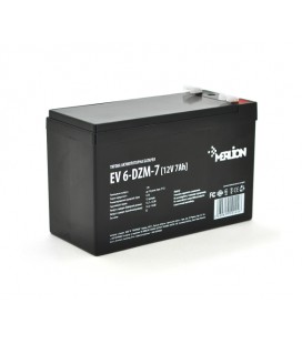Тяговая аккумуляторная батарея Merlion EV 6-DZM-7, 12V 7Ah F2 (151*65*93), 2.1 kg Q10