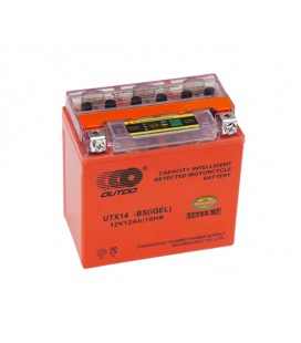 Мотоаккумулятор OUTDO (Maxion) UTX14-BS GEL, 12V 12Ah (150 х 87 х 145), Orange, Q6