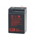 Аккумуляторная батарея CSB GP645, 6V 4.5Ah (70 х 47 х 102 (108) ), 0.85 kg Q20