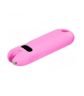Фонарь-отпугиватель ручной BAILONG X-Balog TW-1806P. LED , ток 8000KV, 130W, Li-ion встроеный 4 000 mAh , Pink, IP44, USB, 100х3