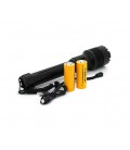 Фонарь ручной Bailong BL-G201-P360, 1LED XHP360, 50W, 5 режима, ZOOM,2x26650 /8800mah, Black, IP40, кабель USB- Type-С, 270х60х3