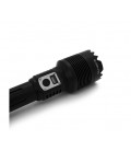 Фонарь ручной Bailong BL-G201-P360, 1LED XHP360, 50W, 5 режима, ZOOM,2x26650 /8800mah, Black, IP40, кабель USB- Type-С, 270х60х3