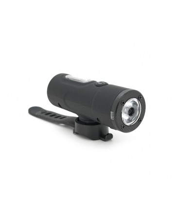 Фонарик велосипедный HY-V70, 4 режима, встроенный аккум, индикация заряда, USB кабель, Blister-Box