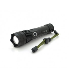 Фонарик Bailong BL-X71-P90, 3 режима, алюминий, аккум 26650, USB кабель, BOX