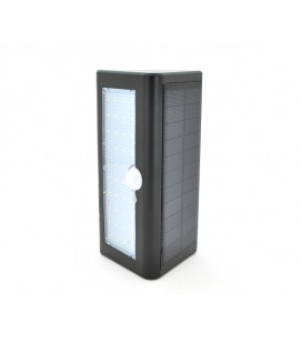 Уличный фонарь с датчиком движения c cолнечной панелью, крепление на стену 48LED, Black, макс. нагрузка 5W,