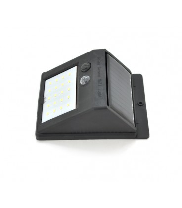 Уличный светильник с датчиком движения на солнечной батареи, крепление на стену