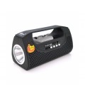 Радио с фонариком FP-9011BT, FM/AM/SW радио, Входы: TFcard, USB, MP3-плеер, Wireless speaker, Box