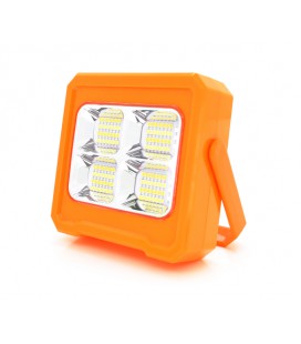 Переносной фонарь RC-C096+Solar+пульт, 120LED, 4 режима, USB выход, Box