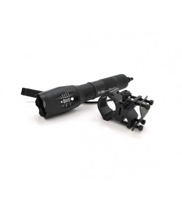 Подствольный фонарик Bailong BL-2320, Cree XML-T, 1 реж., корпус- алюминий, водостойкий, ударостойкий, 18650, АЗУ+СЗУ, BOX