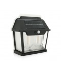 Уличный фонарь YT9992 c cолнечной панелью+датчик движения, 2 лампы, встроенный аккум, крепление на стену, Black, Box
