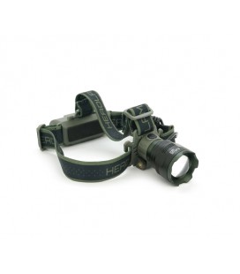 Налобный фонарик BP-8099TG, Zoom, 1 режим, корпус металл, водостойкий, питание от АКБ 18650, индикация заряда, Type-C кабель, BO