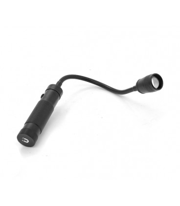 Фонарик ручной на магните XZS-001, 3 реж., Zoom, корпус- алюминий, ударостойкий, BOX