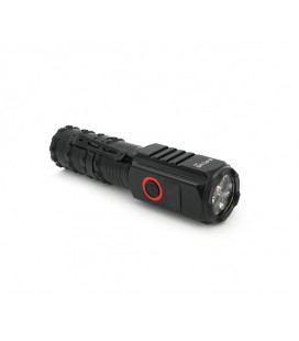 Фонарик ручной BP-301R, 3 режима, корпус алюминий, магнит, индикация заряда, аккум 18650, USB кабель, BOX