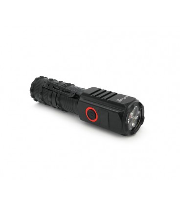 Фонарик ручной BP-301R, 3 режима, корпус алюминий, магнит, индикация заряда, аккум 18650, USB кабель, BOX