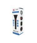 Фонарь ручной Bailong BL-826, 1LED, OSL LED, 3W, 3 режима, встроенный АКБ/2000mah, Black, IP44, кабель USB- micro, 260х82х36мм, 