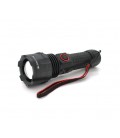 Фонарь ручной Bailong BL-A88-GT100, 1LED GT1000, 3W, 3 режима, ZOOM,26650 /8800mah, Black, IP40, кабель USB-Type-C, 190х50х35мм,