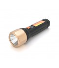 Фонарик ручной ZHONGYONG ZY-2021, Solar, LED 1W CreeXPE+COB, 2 режима+COB, microUSB, USB выход, 175х50х32, IP40 , OEM