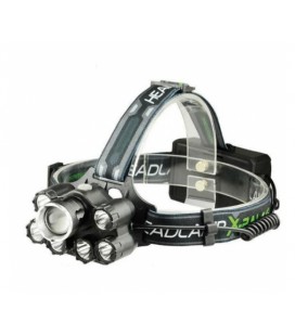 Налобный Фонарик Bailong BL-Т78+УФ, 6 реж., Zoom, корпус- пластик, водостойкий, ударостойкий, 18650 аккумулятор СЗУ+ АЗУ, 80*45m