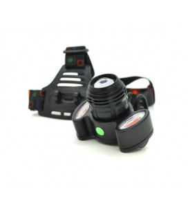 Налобный Фонарик VLNN+RED Light, Cree XML-T, 4 реж., Zoom, водостойкий, ударостойкий, встроенный аккумулятор, BOX