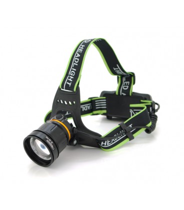 Налобный фонарик Bailong BL-A8-P50, 3 режима, Zoom, корпус- алюминий, водостойкий, ударостойкий, аккум 2*18650, USB кабель, Box