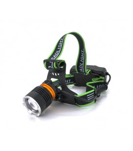 Налобный фонарик Bailong BL-8003-P50, 3 режима, Zoom, корпус- алюминий, водостойкий, ударостойкий, аккум 2*18650, USB кабель, Bo