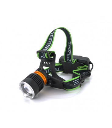 Налобный фонарик Bailong BL-8003-P50, 3 режима, Zoom, корпус- алюминий, водостойкий, ударостойкий, аккум 2*18650, USB кабель, Bo