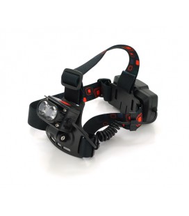 Налобный фонарик Bailong BL-2125-2T6, 4 режима, Zoom, корпус- алюминий, водостойкий, ударостойкий, 2*18650, USB кабель, Box