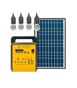 Солнечная домашняя аккумуляторная система Boxin, 18V/10W, Solar Panel, DC 12V, USB 5V, FM Radio, MP3, Q4