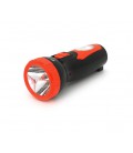 Фонарик ручной POWERMASTER BEJ-8866, 2 режим, встроенный аккум,1 led+COB, IP40, заряд 220V, 130х50х40 Blister