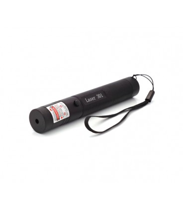 Лазерная указка Laser303, c лазером красного цвета, питание от аккумулятора Li-ion 18650