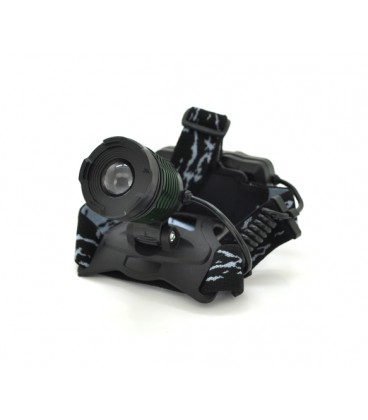 Налобный Фонарик Bailong BL-2188B-T6 +Blue Light, Cree XML-T, 3 реж., Zoom, корпус- алюминий, водостойкий, ударостойкий, 18650 а